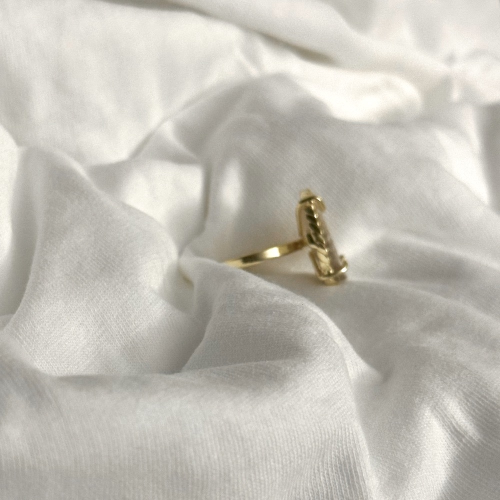 n e w | 24k gold plated twisted wire set raw crystal quartz stone - Picture 5 of 10